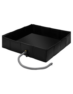 Base de Ducha Portátil MABOZOO 104x104 cm Plegable con Drenaje