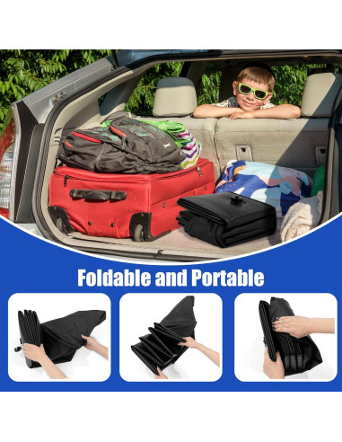 Base de Ducha Portátil MABOZOO 104x104 cm Plegable con Drenaje