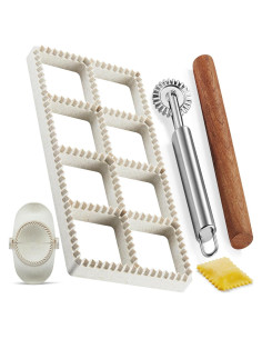 Prensa de Ravioli MUMSUNG con Rodillo y Cortador 6,60 cm