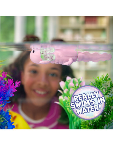 Axolote Bebé Interactivo WowWee Alix con Piscina Inflable
