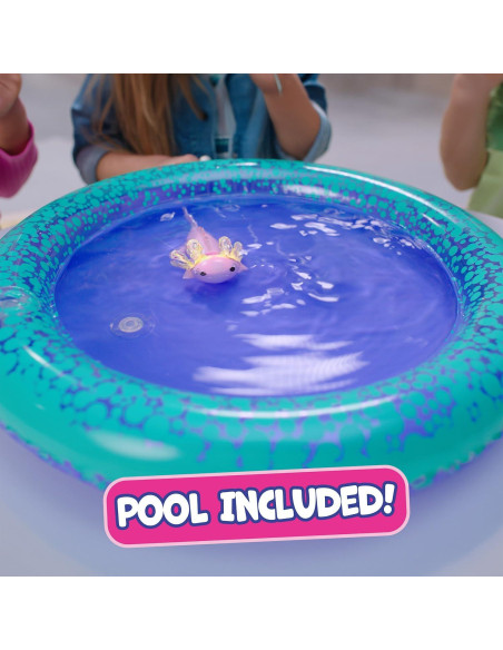 Axolote Bebé Interactivo WowWee Alix con Piscina Inflable