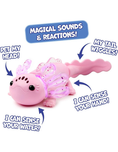 Axolote Bebé Interactivo WowWee Alix con Piscina Inflable