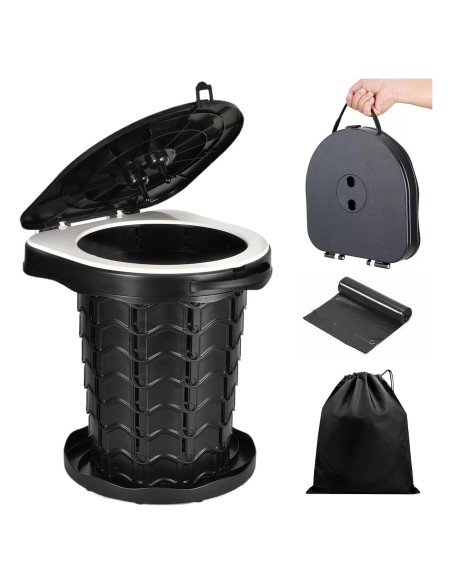 Inodoro Portátil Geavo Ajustable Plegable para Camping