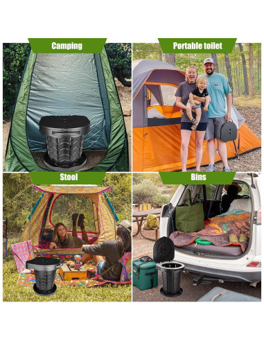 Inodoro Portátil Geavo Ajustable Plegable para Camping