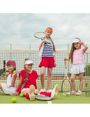 Conjunto de Muñequera y Diademas Neón Bememo para Niños
