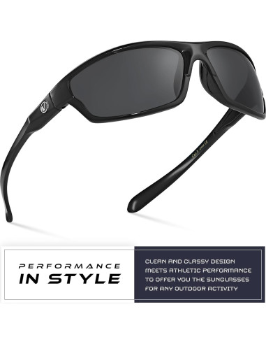 Gafas de sol deportivas Nitrogen polarizadas UV400 unisex