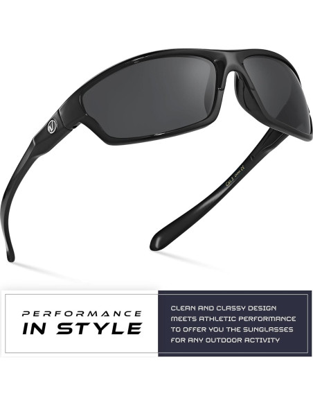 Gafas de sol deportivas Nitrogen polarizadas UV400 unisex