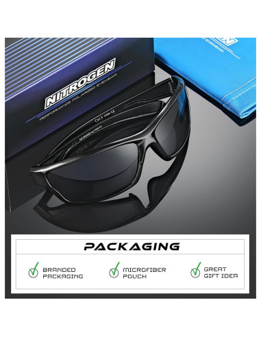 Gafas de sol deportivas Nitrogen polarizadas UV400 unisex