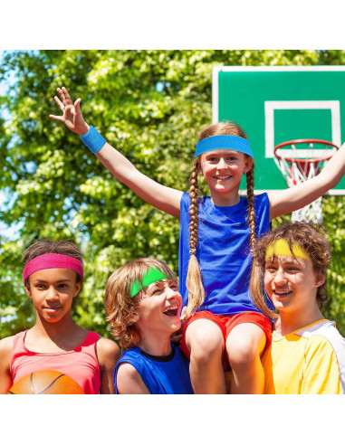 Conjunto de Muñequera y Diademas Neón Bememo para Niños