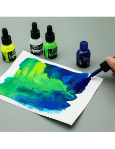 Tinta Acrílica Premium Mont Marte 12pc x 20ml Colores Esenciales 2