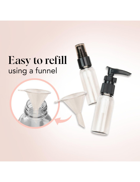 Botellas de Viaje Kitsch 11 Piezas Aprobadas por TSA