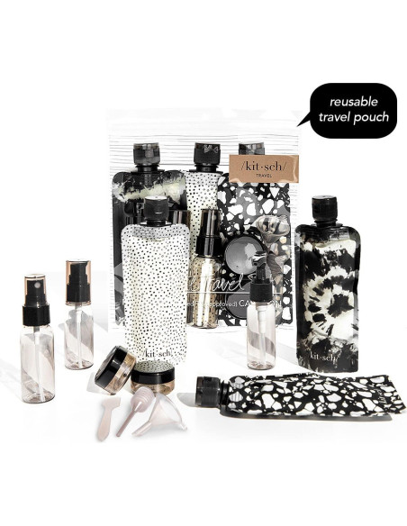 Botellas de Viaje Kitsch 11 Piezas Aprobadas por TSA