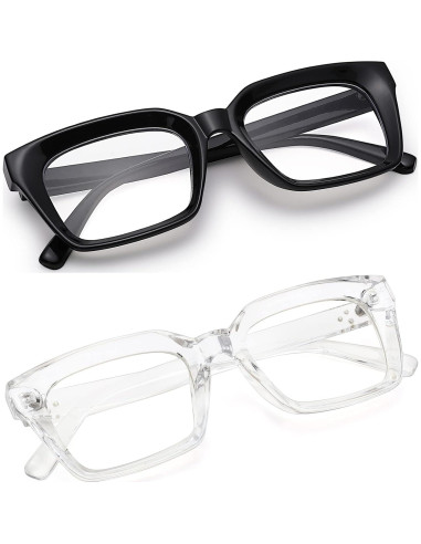 Gafas de lectura COASION Classic para mujeres marco cuadrado