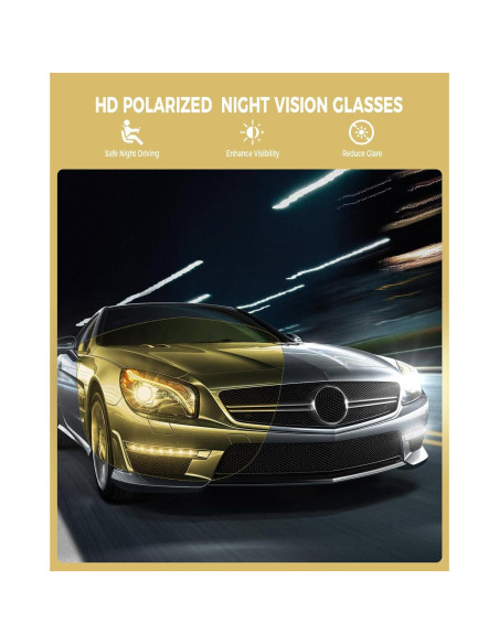 Gafas de Visión Nocturna FIMOSON YS005-1 Polarizadas UV400 Gafas de Visión Nocturna FIMOSON YS005-1 Polarizadas UV400