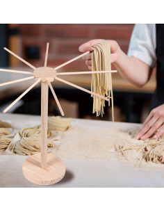 Soporte para Secar Pasta KONGDY de Madera Plegable 32 cm 2