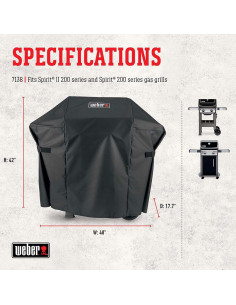 Cubierta Premium Weber para Parrilla Spirit II 200 2