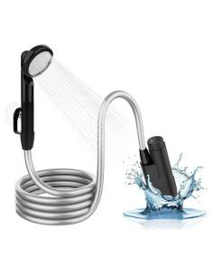 Ducha Portátil Acetek JP-2204 con Pantalla Digital y Filtro