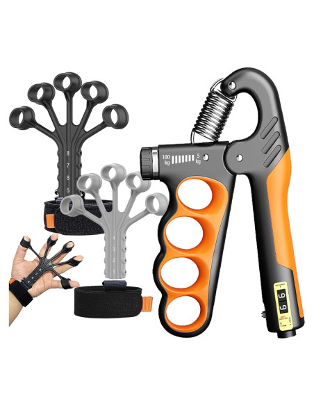 Entrenador de Fuerza de Mano YESIMET - Resistencia 5-100kg