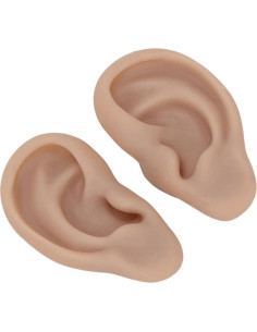 Modelo de Oreja de Silicona Luqeeg 17x8.6 cm para Perforación 2