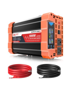 Inversor de Onda Sinusoidal Pura BELTTT 1000W 12V DC a 220V AC