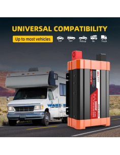 Inversor de Onda Sinusoidal Pura BELTTT 1000W 12V DC a 220V AC 2