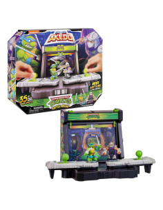Akedo Tortugas Ninja Batalla Arena con 35 Sonidos + 2 Figuras