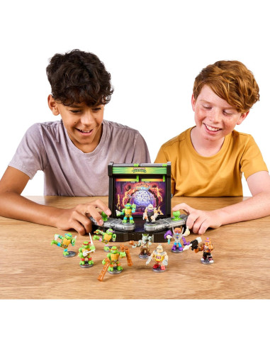 Akedo Tortugas Ninja Batalla Arena con 35 Sonidos + 2 Figuras