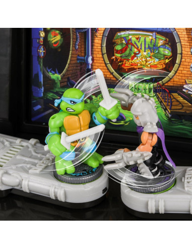 Akedo Tortugas Ninja Batalla Arena con 35 Sonidos + 2 Figuras