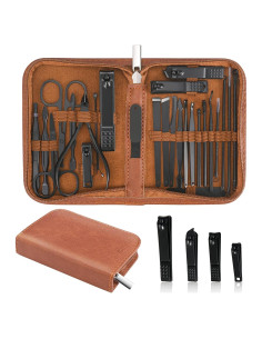 Kit de Manicura Profesional ORBET - 26 Piezas Acero Inoxidable