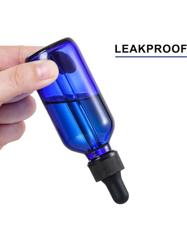 AOZITA 4 Botellas Goteo Cristal 60ml con Cuentagotas