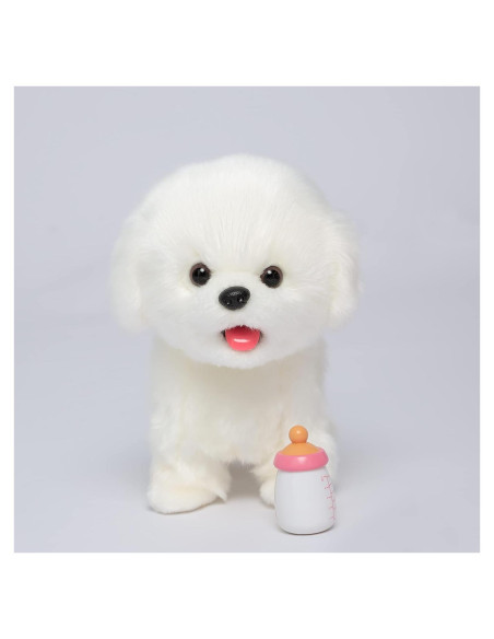 Perro Robot Interactivo CU-MATE2 Maltés 25.4 cm - Juguete