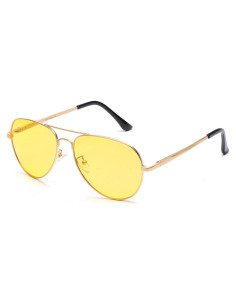 Gafas de Visión Nocturna SODQW Amarillas UV400 Aviador