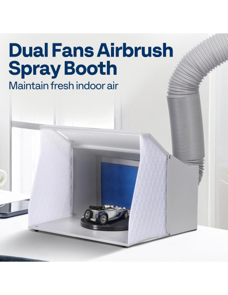 Cabina de pintura VIVOHOME VH1178US con 4 luces LED