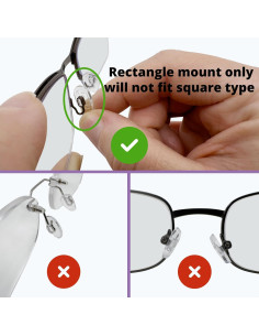 Almohadillas de Silicona GMS Óptico 11mm para Gafas - 5 Pares 2