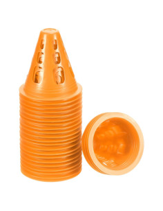 Conos de Agilidad PATIKIL - Paquete de 25 Naranjas 17.5x13.1 cm