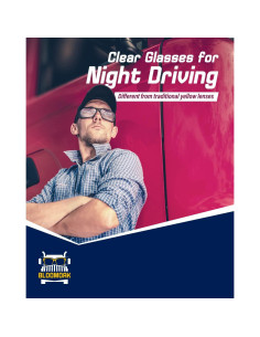 Gafas de Conducción Nocturna Bloomoak Transparentes Antirreflejo 2