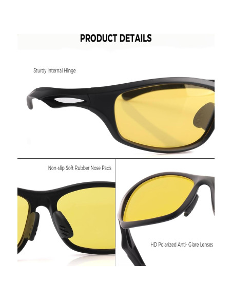 Gafas FIMOSON Ys002-1 Antirreflejo para Conducir de Noche Gafas FIMOSON Ys002-1 Antirreflejo para Conducir de Noche