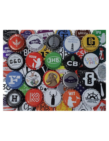 500 Tapas de Botellas de Cerveza Home Brew Queen Asortidas
