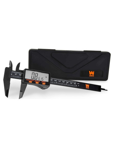 Calibrador Digital WEN 10761 de 15.5 cm con Pantalla LCD