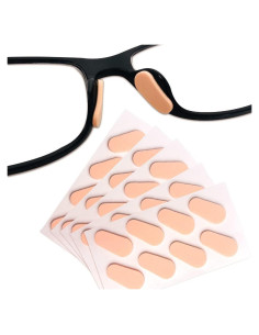 Almohadillas para nariz de gafas Festful 20 pares 16x8mm piel