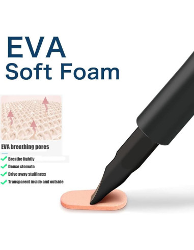 Almohadillas para nariz de gafas Festful 20 pares 16x8mm piel