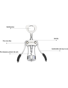 Abrebotellas de Vino SHENGSHI con Sacacorchos Multifuncional 2
