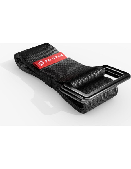 Correa de Yoga Peloton 1.83m Ajustable Nylon Negro