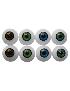Ojos Acrílicos Realistas UUsave 24mm 4 Pares para Manualidades