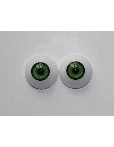 Ojos Acrílicos Realistas UUsave 24mm 4 Pares para Manualidades