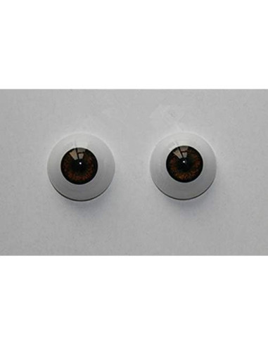 Ojos Acrílicos Realistas UUsave 24mm 4 Pares para Manualidades