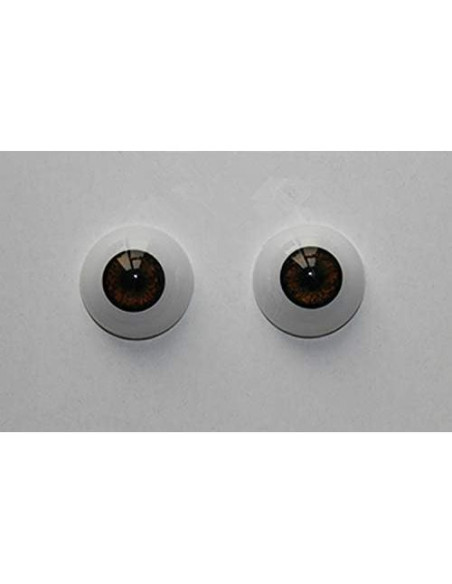 Ojos Acrílicos Realistas UUsave 24mm 4 Pares para Manualidades