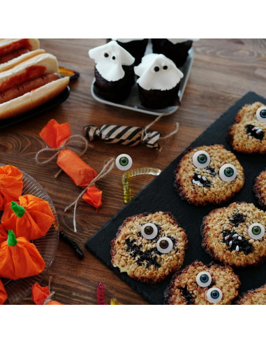 Ojos Acrílicos Realistas UUsave 24mm 4 Pares para Manualidades