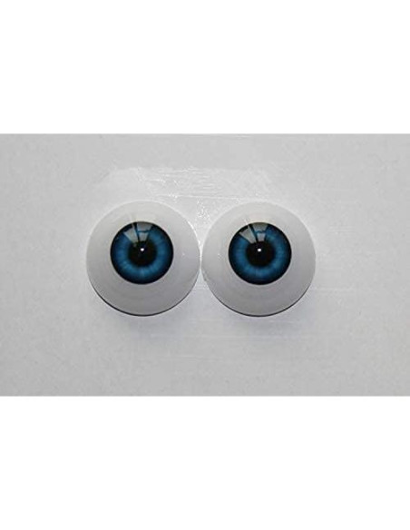 Ojos Acrílicos Realistas UUsave 24mm 4 Pares para Manualidades