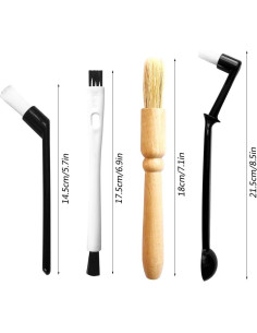 Cepillo de limpieza para molinillo de café ACKLLR 4 piezas 2